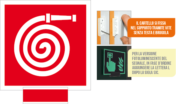 [SICL15106G] SICL15106G - sistema COLORFIX ROSSO monofacciale Idrante