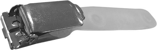 [SMCA290] SMCA290 - confezione da 10 clip metallo accessorio per portabadge e portanomi