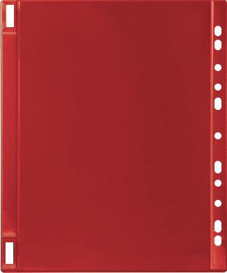 [SMCA79R] SMCA79R - cartelline perforate ROSSE magnetiche per supporto SMCA790 e SMCA791