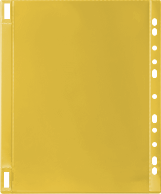 [SMCA79Y] SMCA79Y - cartelline perforate GIALLE magnetiche per supporto SMCA790 e SMCA791