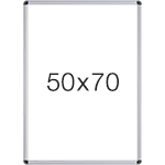 [SMCT500] SMCT500 - cornice a scatto con protezione antiriflesso trasp.x foglio 500x700 mm