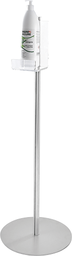 [SMET01] SMET01 - Struttura porta dispenser con base d 300mm h 1100mm