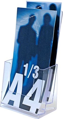 [SMET102] SMET102 - porta depliant da tavolo formati mm 100x210 a 2 posti