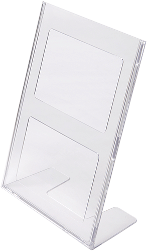 [SMET148] SMET148 - porta fogli da tavolo a "L" formato A5 verticale