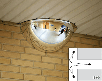 [SP180] SP180 - cupola di sorveglianza quarto di sfera visibilita'180 gradi