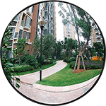 [SP71] SP71 - specchio circolare per interni diametro mm 700 attacco fless.mm 400