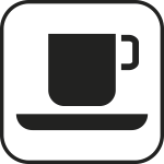 [SR174] SR174 - Etichetta adesiva rifrangente Tazzina /bar