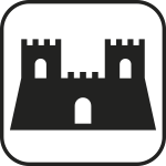 [SR203] SR203 - Etichetta adesiva rifrangente Castello