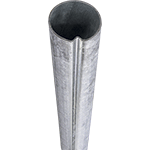 [STC6025] STC6025 - Palo tubolare zincato spess.mm 2 antirotazione diam.60 mt.2,50 h.