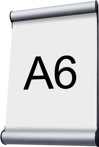 [TDC105] TDC105 - Targa murale composta da 2 profili apertura a scatto e protez.frontale