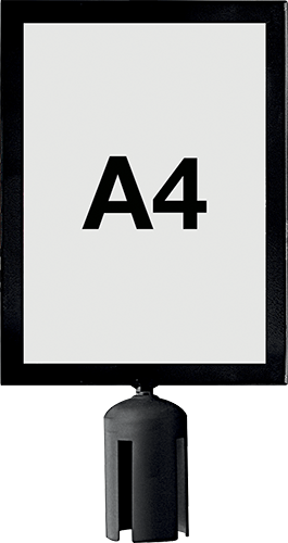 [TSA21V] TSA21V - porta avvisi A4 verticale per colonnine SAFE IN