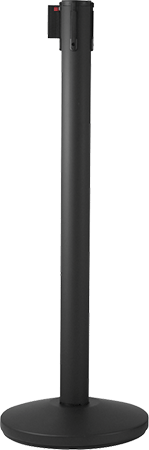 [TSE320N] TSE320N - colonnina SAFE IN modello BUDGET leggera con finitura nera opaca