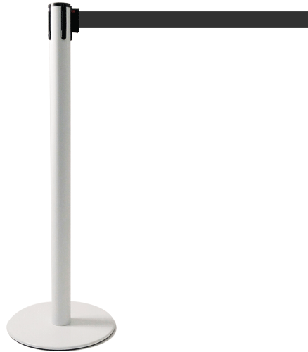 [TSP205N] TSP205N - colonnina SAFE IN modello PLUS colore bianco con nastro NERO