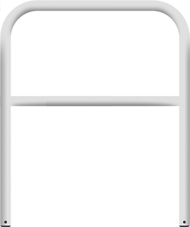 [TSS100W] TSS100W - barriera parapedonale da interrare col.BIANCO d.48 mm cm 91,5X115,5 h.