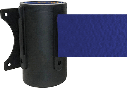 [TST400B] TST400B - testina a muro SAFE IN nera nastro 4 mt BLU