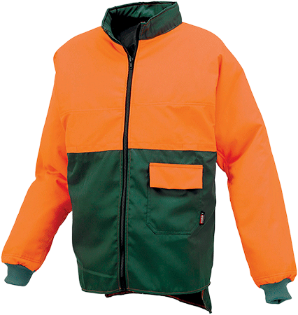 [UTP895XL] UTP895XL - giacca da boscaiolo verde/arancio a norma EN 381-11 tg.XL