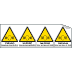 [YE95272B] YE95272B - Sheet n. 4 label WARNING NOISE...