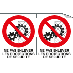 [YF95208A] YF95208A - Sheet n.2 label NE PAS ENLEVER...