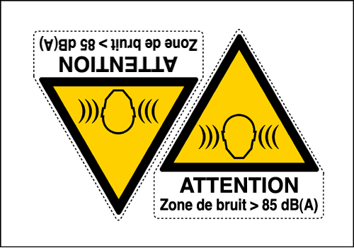 [YF95272A] YF95272A - Sheet n.2 label ATTENTION ZONE...