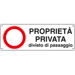 [2192] 2192 - Cartello divieto di passaggio