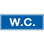 [2519] 2519 - Cartello aziendale W.C.