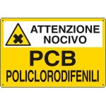 [2723] 2723 - Cartello sostanze pericolose PCB POLICLORODIFENILI