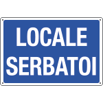 [3132] 3132 - Cartello informazione LOCALE SERBATOI