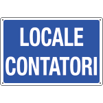 [3181] 3181 - Cartello informazione LOCALI CONTATORI