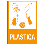 [3501] 3501 - cartello rifiuti "PLASTICA"