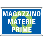 [4557] 4557 - Cartello QUALITA MAGAZZINO MATERIE PRIME