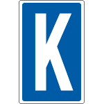 [8932] 8932 - cart.lettera "K" x contrassegnare