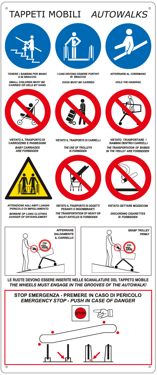 [28502] 28502 - cartello fondo bianco x TAPPETI MOBILI