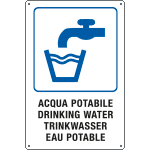[31216] 31216 - cartello "ACQUA POTABILE"