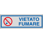 [96671] 96671 - Etichette argento vietato FUMARE
