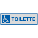 [96787] 96787 - Etichette argento TOILETTE DIVERSAMENTE ABILI