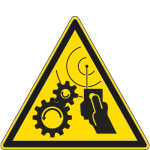 [1117Y] 1117Y - Cartello pericolo macchina comandata a distanza