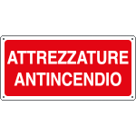 [16101X] 16101X - Cartello antincendio attrezzature antincendio