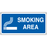 [16107WS] 16107WS - Etichetta adesiva informazione SMOKING AREA