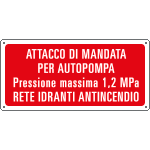 [16108XS] 16108XS - Etichetta adesiva attacco autopompa VV.F.