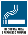 [20169X] 20169X - Cartello in questa area permesso fumare