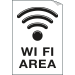 [2215S] 2215S - etichetta per vetri WI FI area