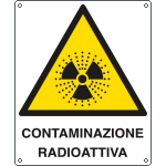 [416301KS] 416301KS - Etichetta adesiva contaminazione radioattiva