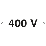 [49144B] 49144B - Cartello alluminio 400 V