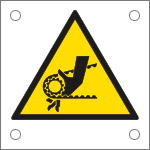 [49648J] 49648J - Cartello pericolo trasmissione cinghia dentata