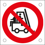 [49719M] 49719M - Cartello alluminio divieto trasporto persone
