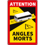 [66002S] 66002S - etichetta autoadesiva angoli ciechi per pullman in Francia