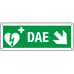 [720908K] 720908K - Cartell. all. "DAE freccia Giu'/Destra"