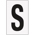 [8676BN] 8676BN - Cartello lettera S