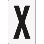 [8934BN] 8934BN - Cartello lettera X per contrassegnare