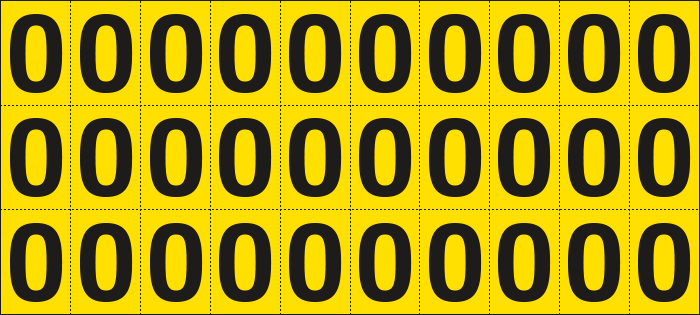 [902O] 902O - Foglio n.30 etichette adesive G/N lettera O